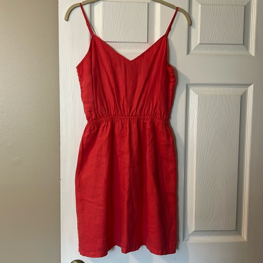 Pink spaghetti strap dress